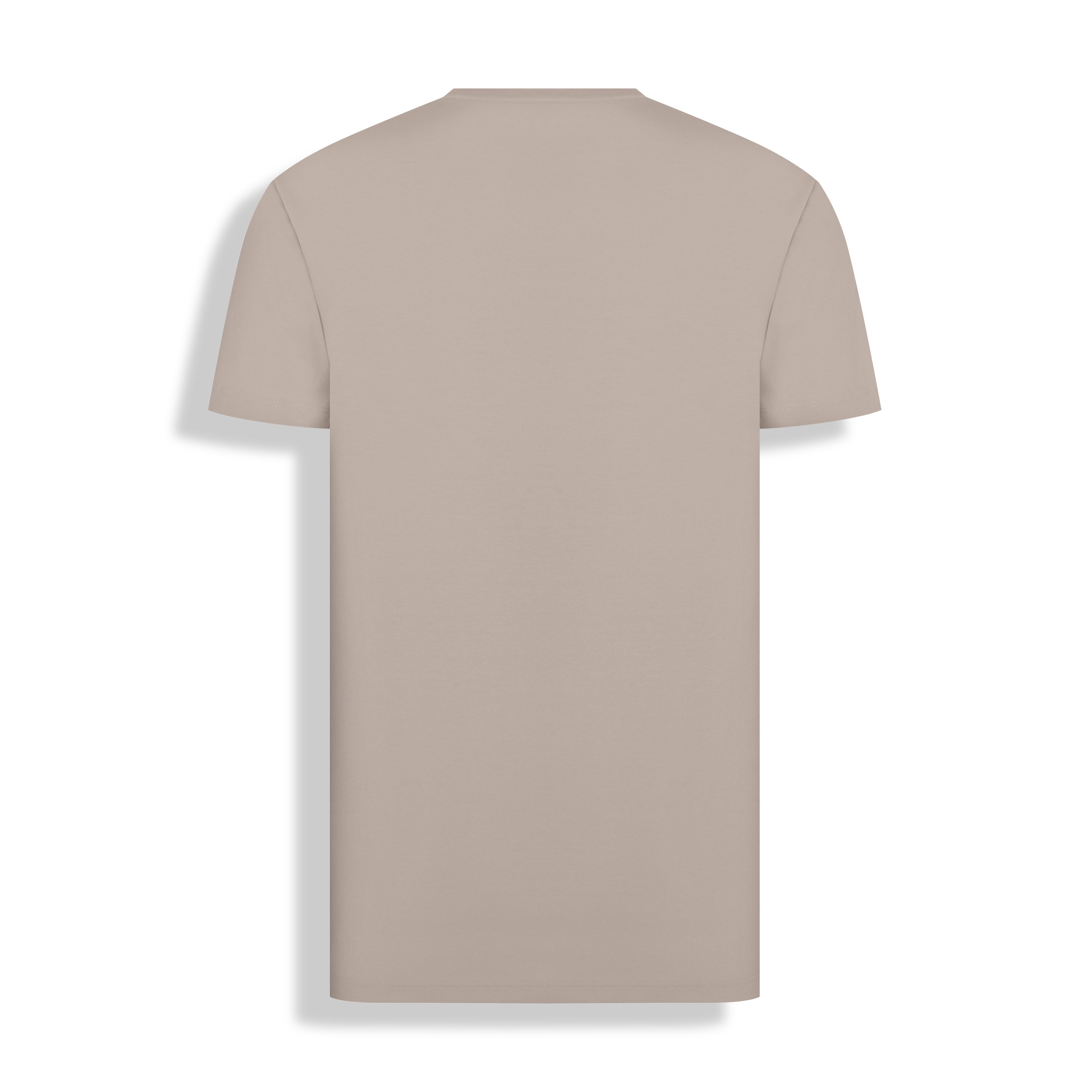 T-SHIRT COTTON  PREMIUM GOLA CARECA M/CURTA AREIA
