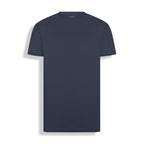 T-SHIRT COTTON  PREMIUM GOLA CARECA M/CURTA  MARINHO
