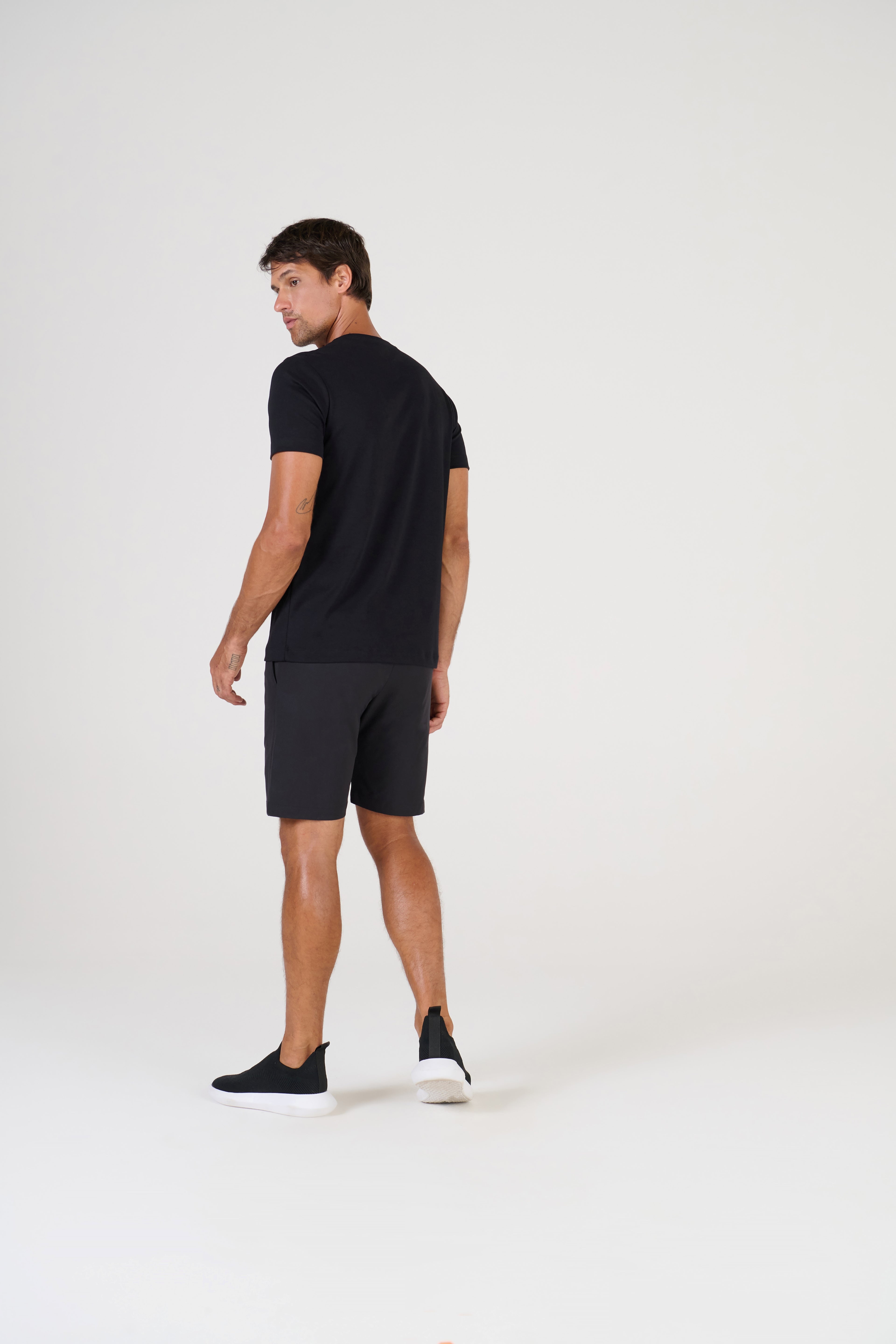 T-SHIRT PIMA TOUCH CARECA M/CURTA  PRETO