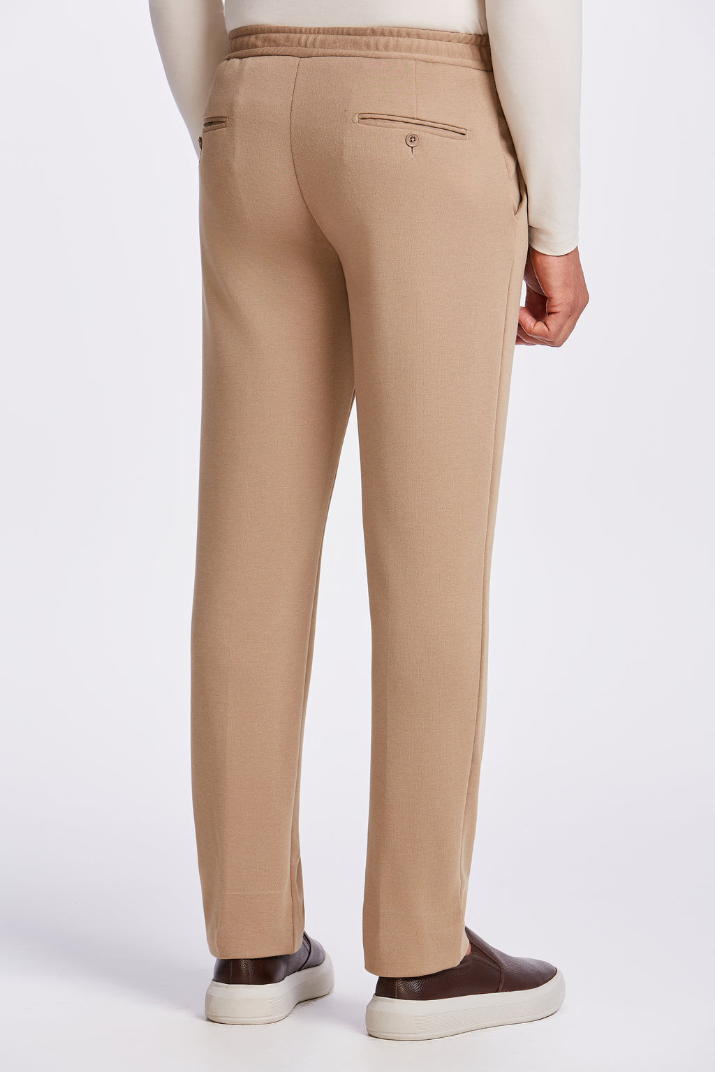 CALCA 1/2 ELASTICO MALHA ITALIANA KAKI