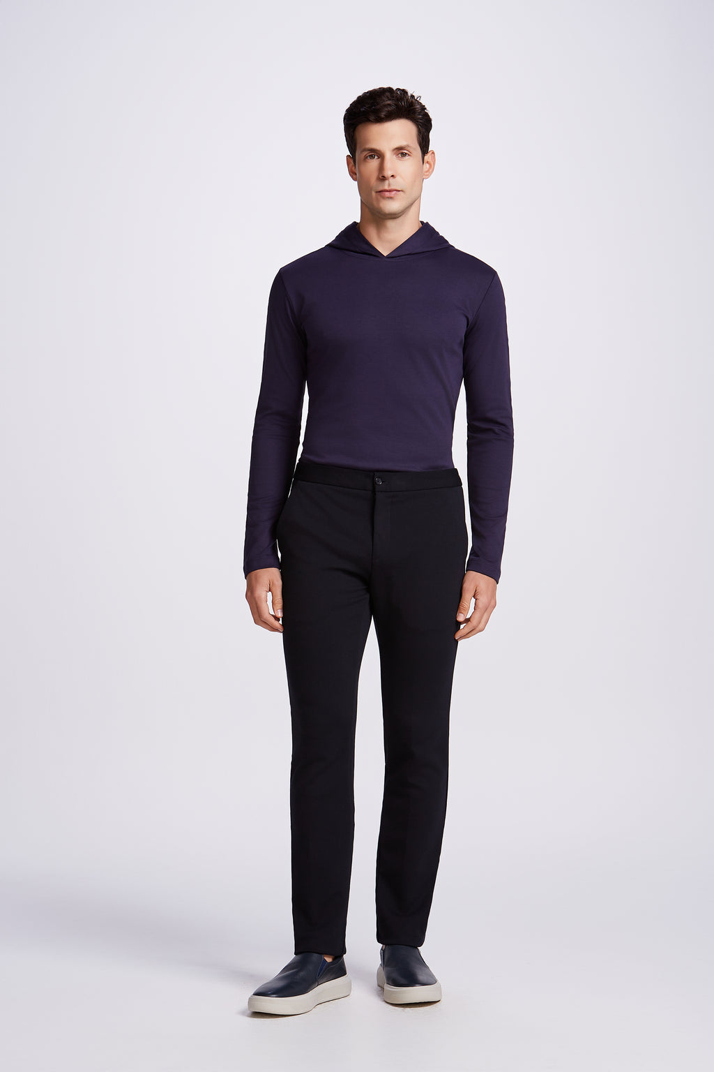 CALCA 1/2 ELASTICO MALHA ITALIANA MARINHO