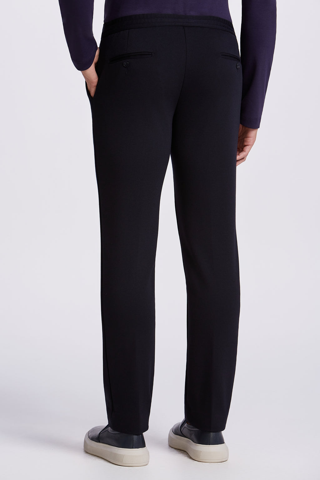 CALCA 1/2 ELASTICO MALHA ITALIANA MARINHO