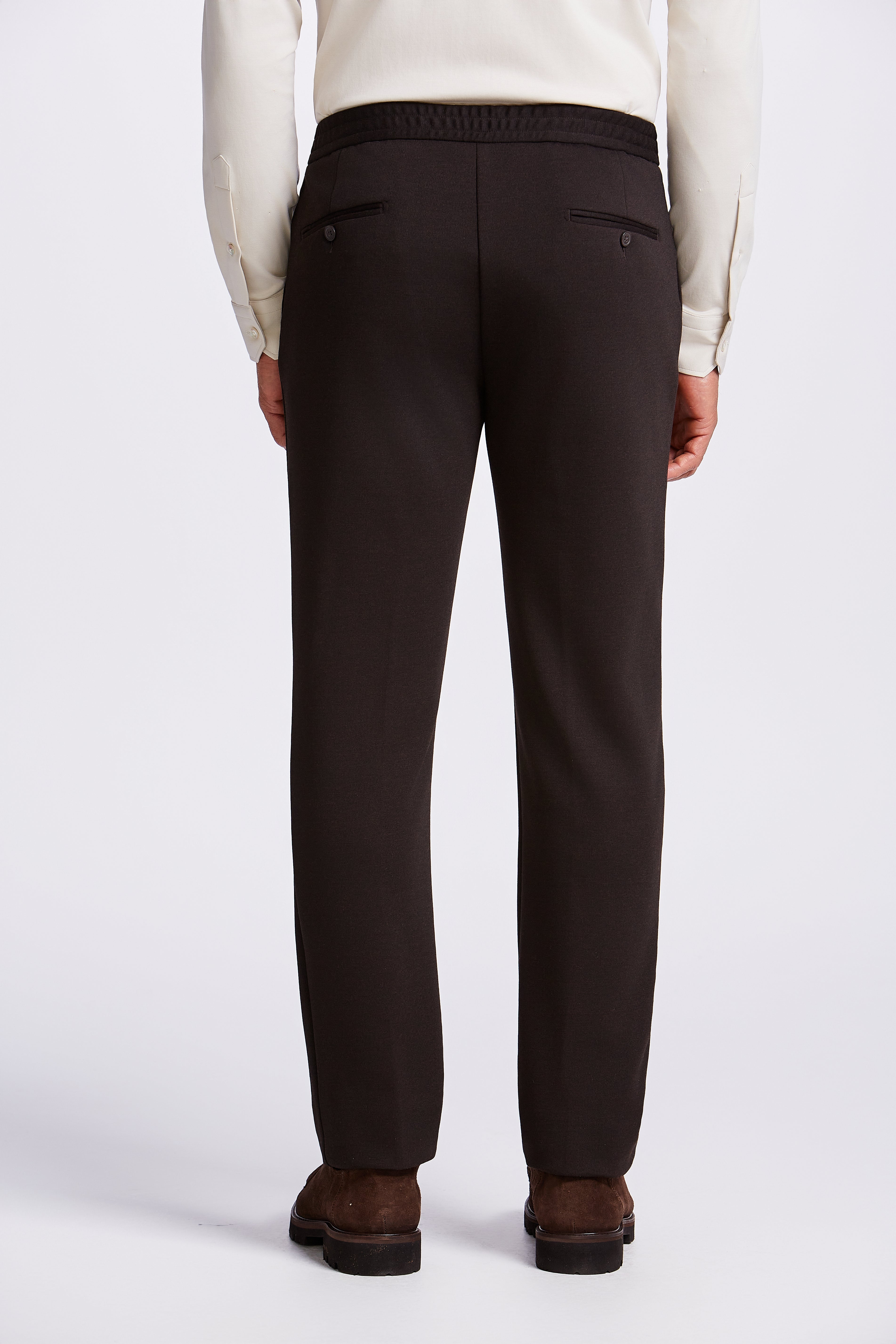 CALCA 1/2 ELASTICO MALHA ITALIANA CAFÉ