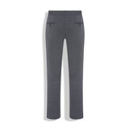 CALÇA 1/2 ELASTICO MALHA ITALIANA CINZA MESCLA