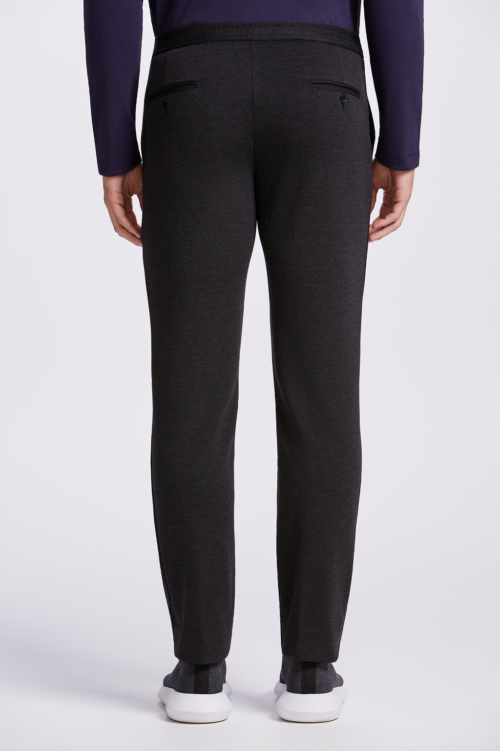 CALCA 1/2 ELASTICO MALHA ITALIANA CHUMBO