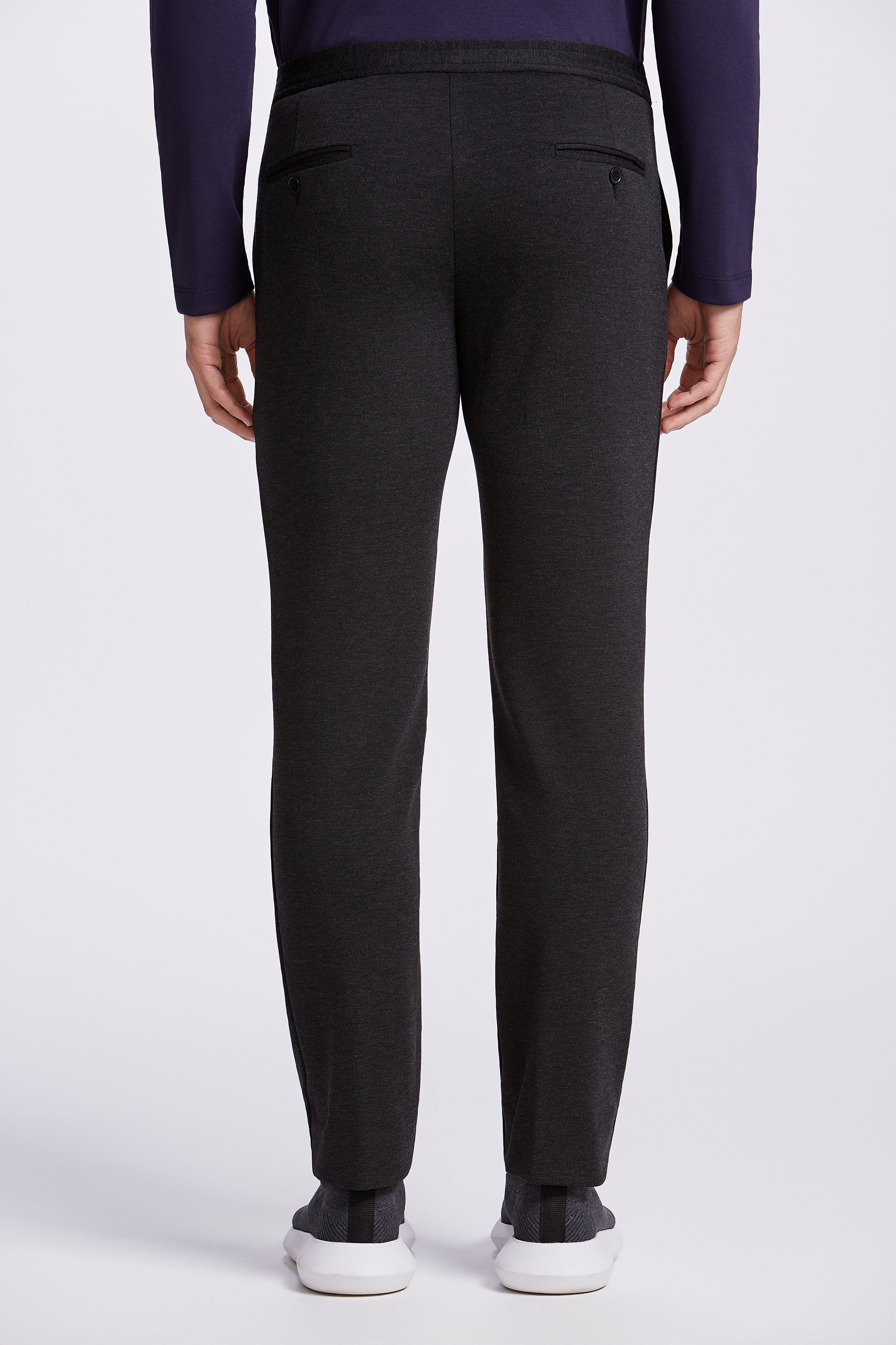 CALCA 1/2 ELASTICO MALHA ITALIANA CHUMBO