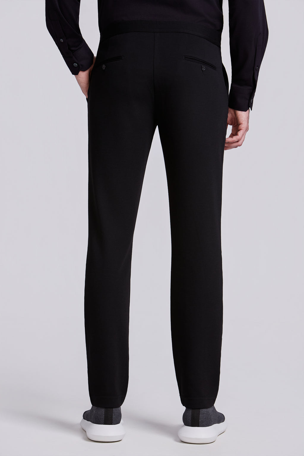 CALCA 1/2 ELASTICO MALHA ITALIANA  PRETO