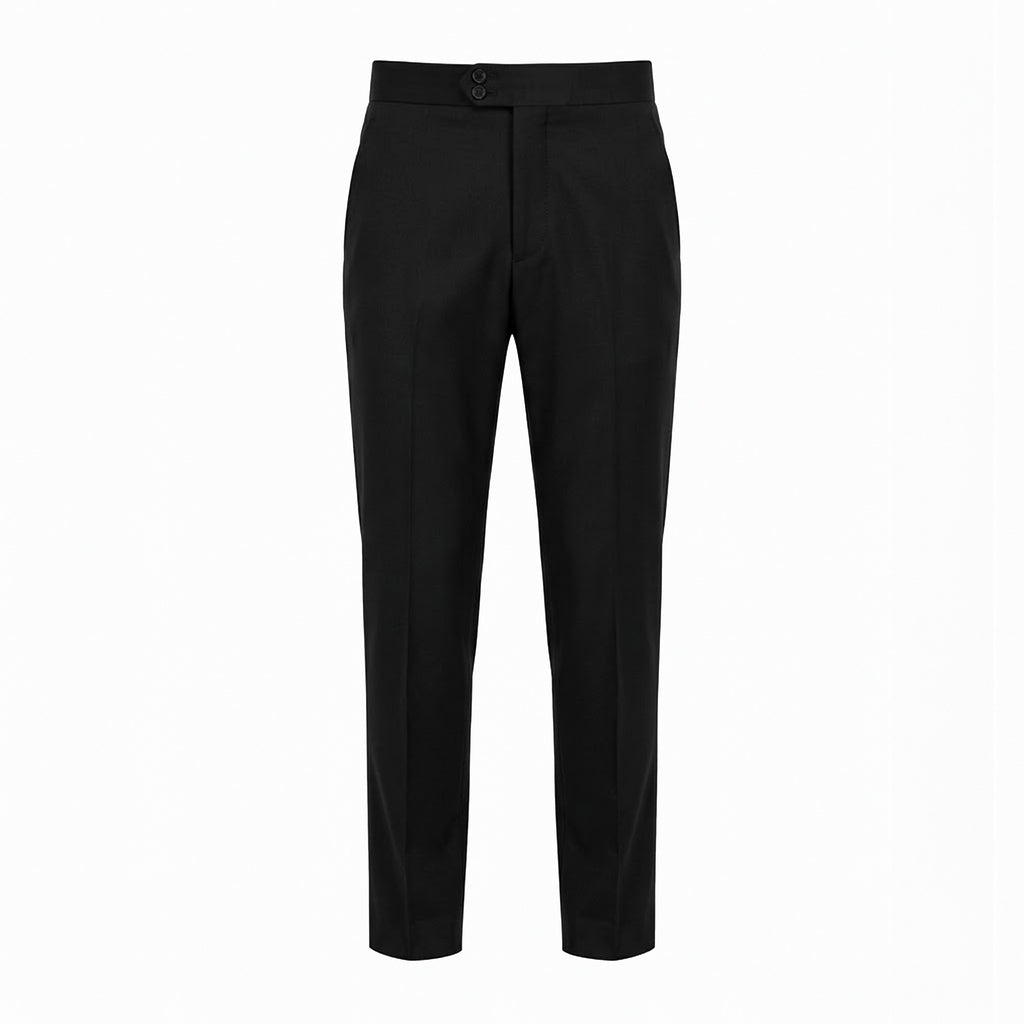 CALÇA 1/2 ELÁSTICO MALHA ITALIANA - PRETO