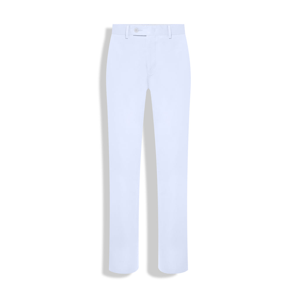 CALCA ALFAIATARIA ALGODAO ELASTANO BRANCO