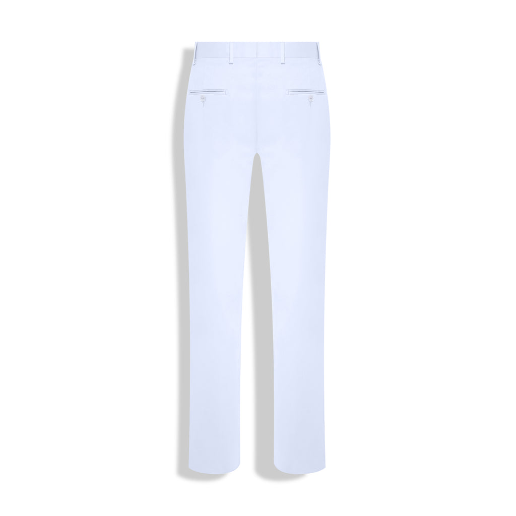 CALCA ALFAIATARIA ALGODAO ELASTANO BRANCO