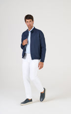 CALÇA ALFAIATARIA ALGODAO ELASTANO BRANCO