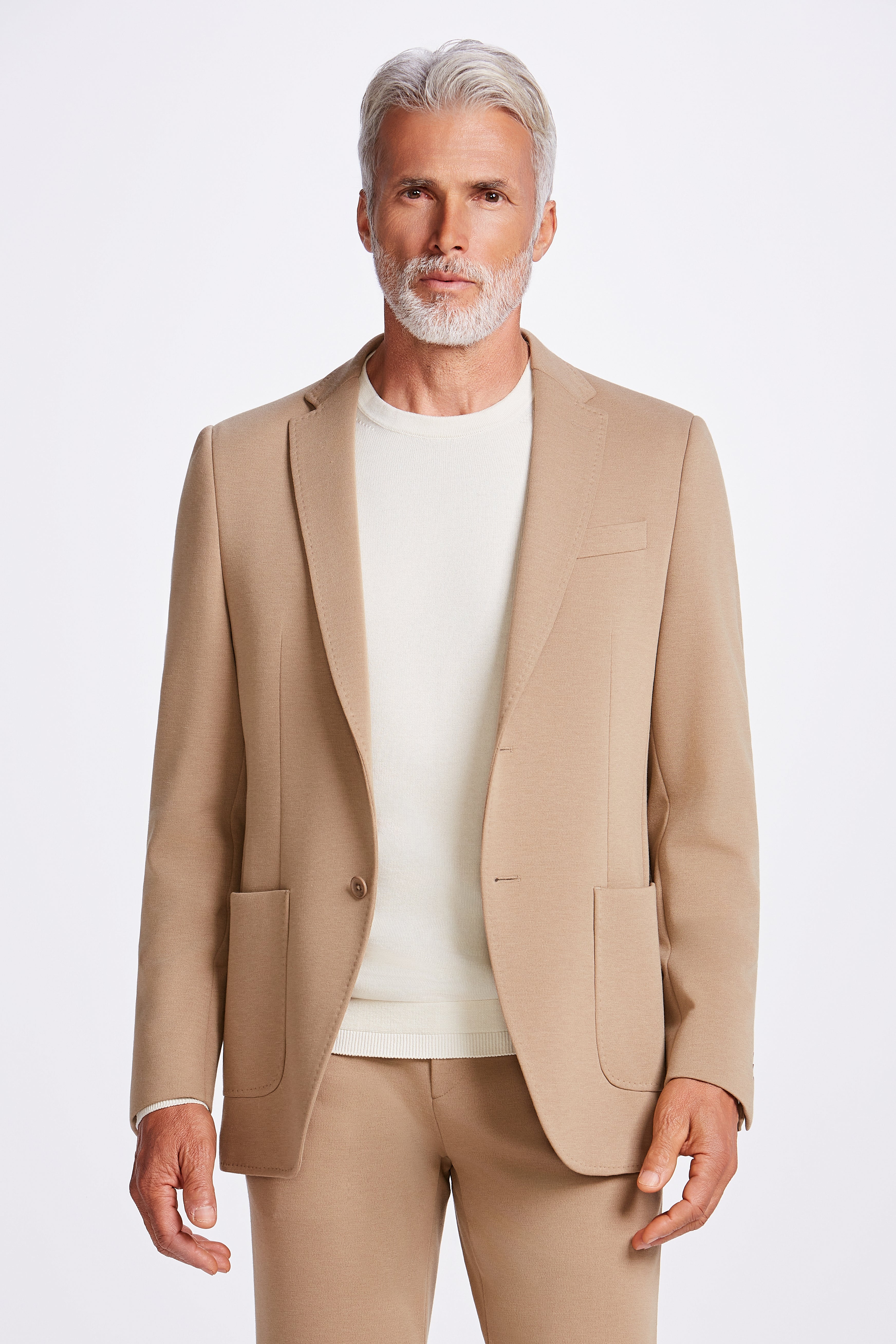 PALETO S/FORRO MALHA ITALIANA KAKHI