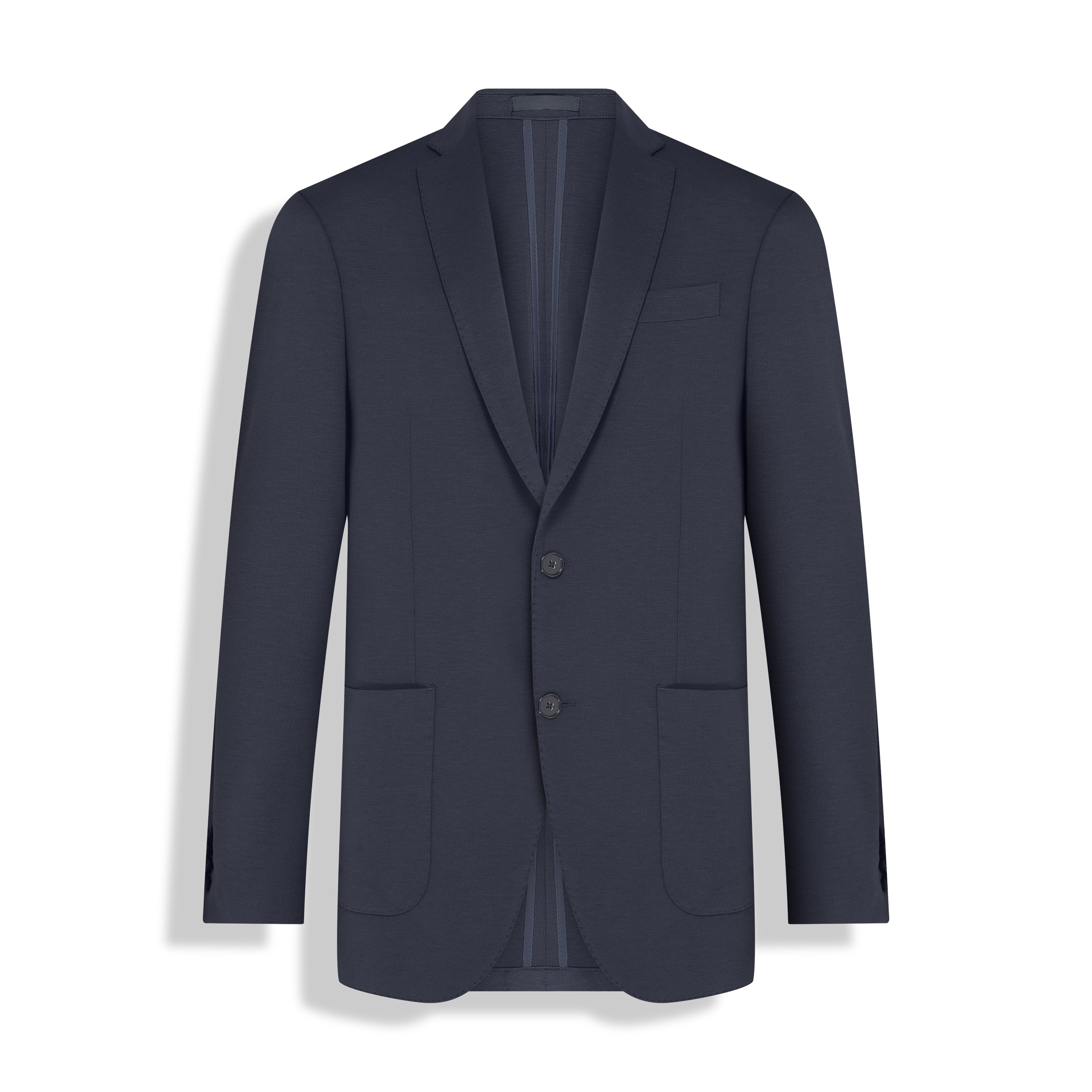 PALETO S/FORRO MALHA ITALIANA MARINHO