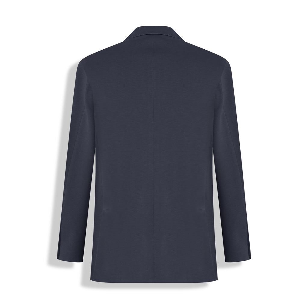 PALETO S/FORRO MALHA ITALIANA MARINHO