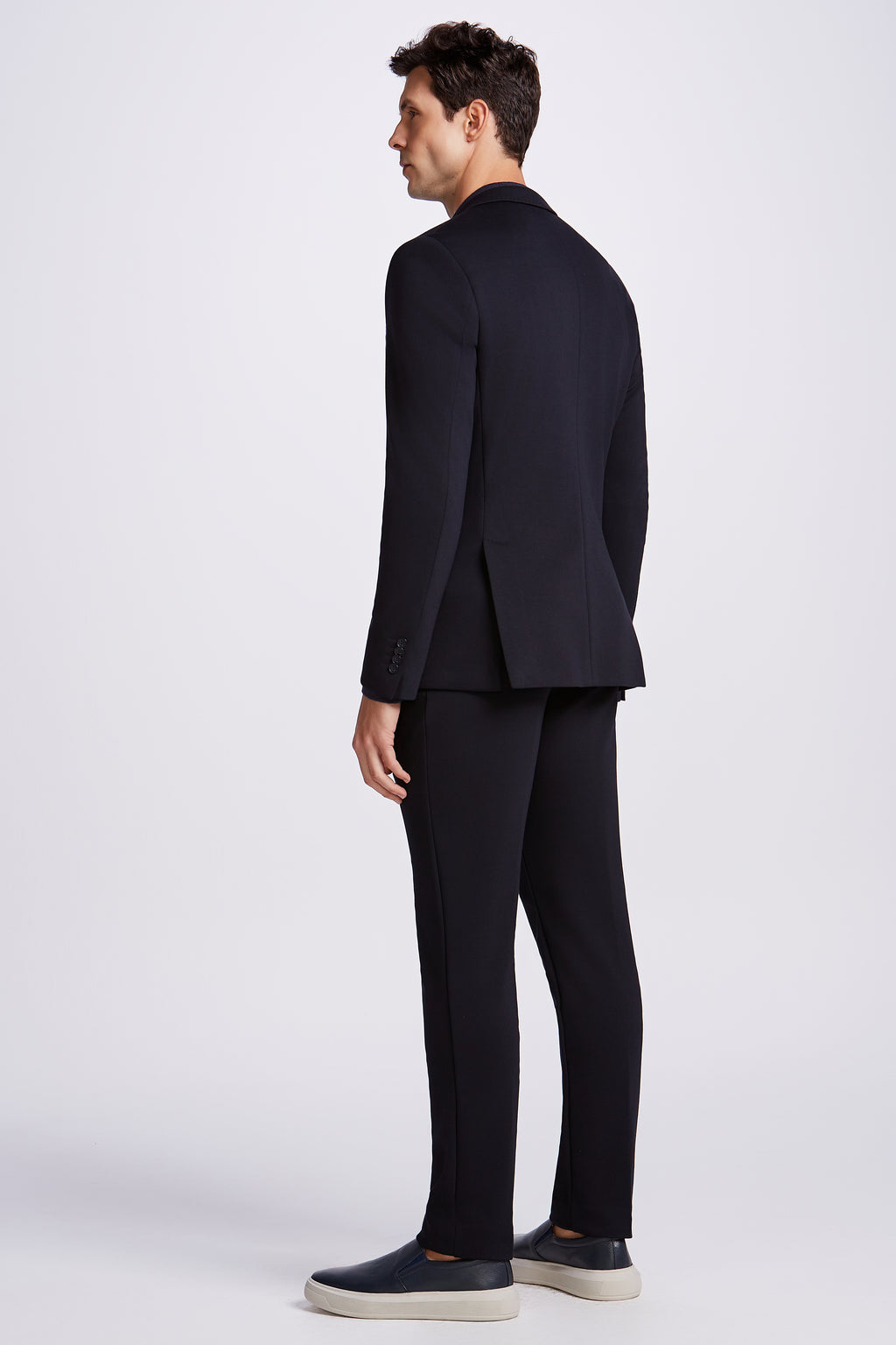 PALETO S/FORRO MALHA ITALIANA MARINHO