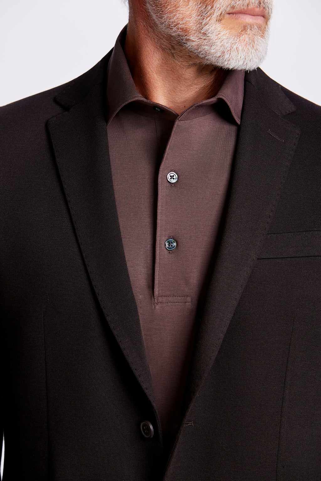 PALETO S/FORRO MALHA ITALIANA CAFE