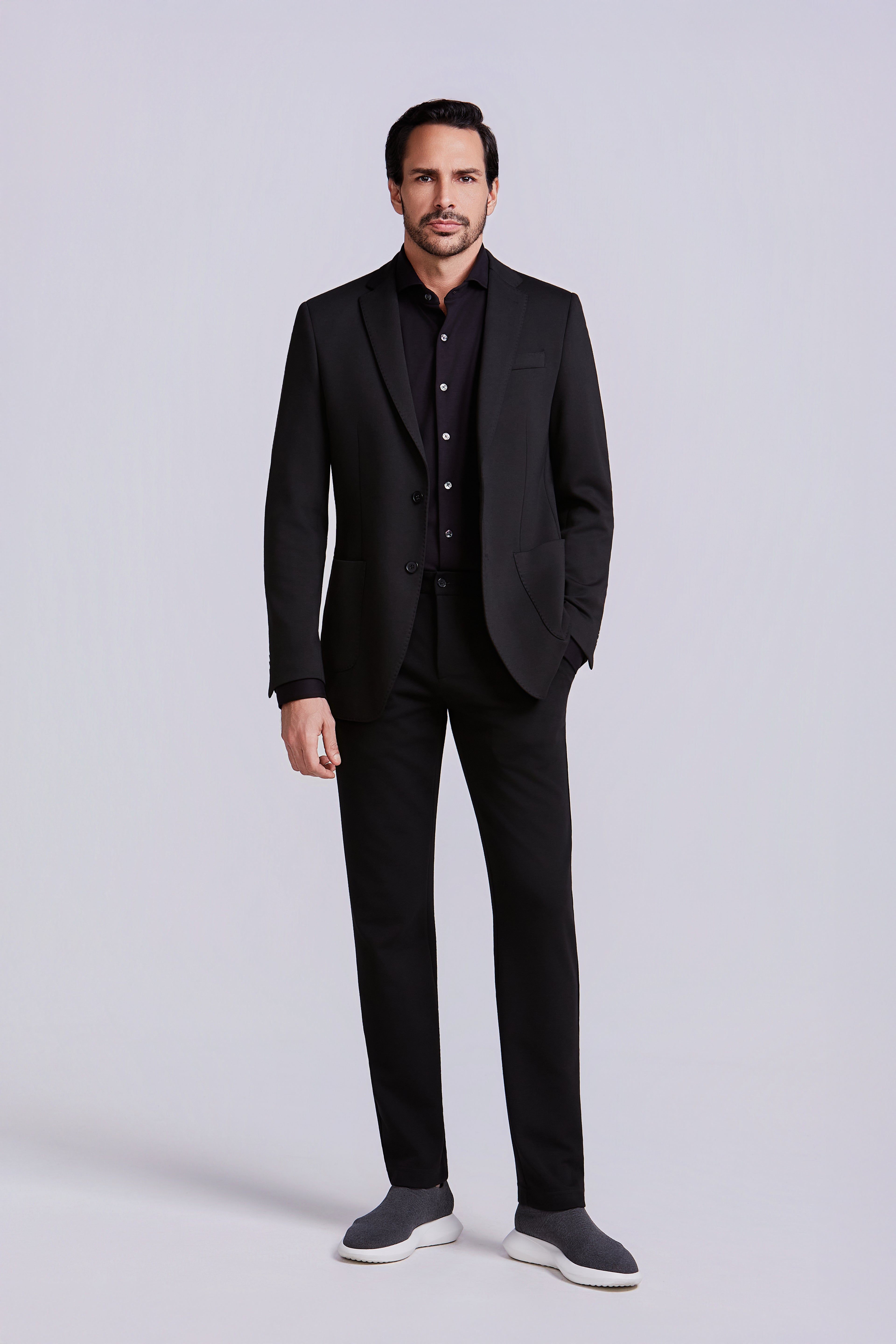 PALETO S/FORRO MALHA ITALIANA  PRETO