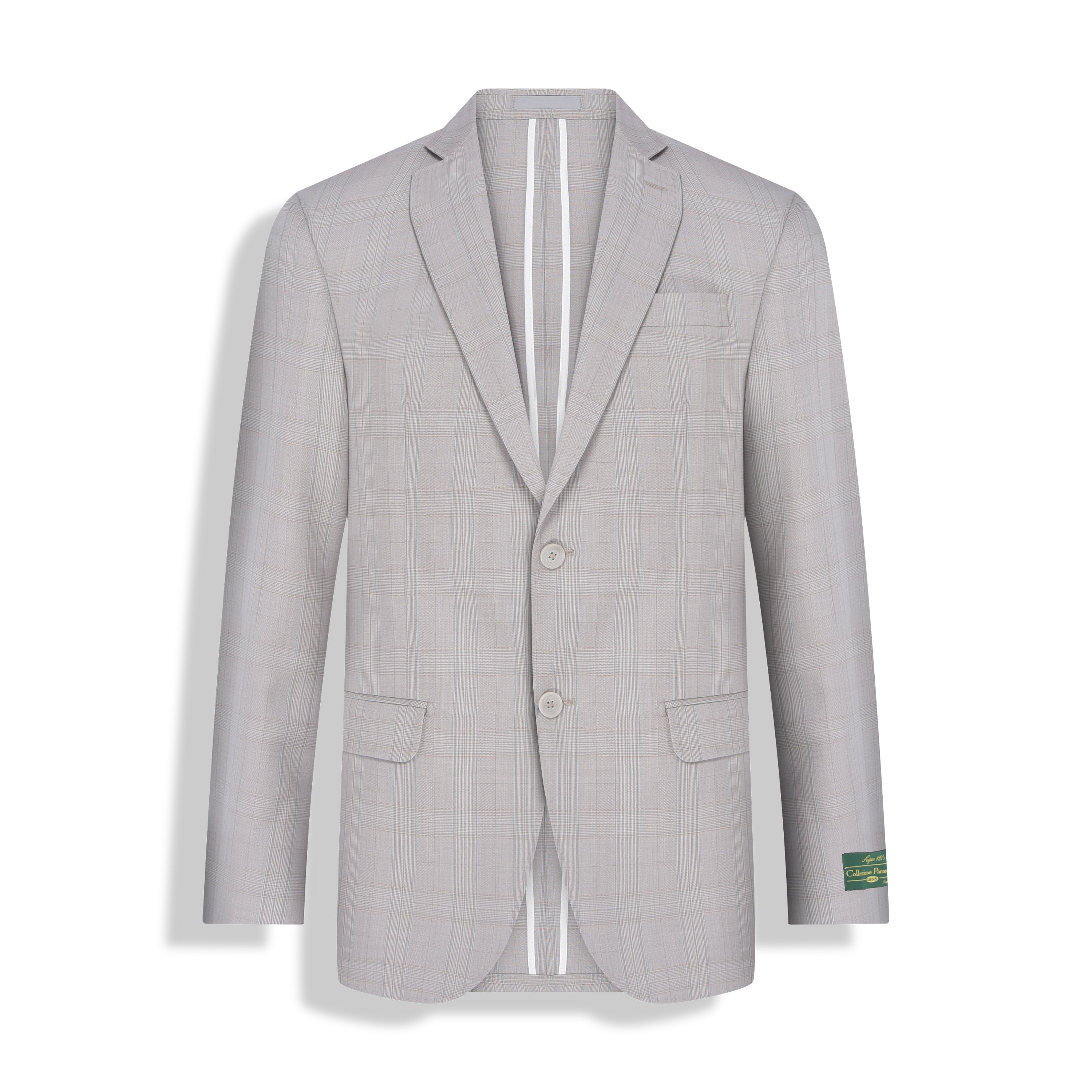 PALETO S/ FORRO PADRONADO S120 BEGE