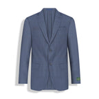 PALETO S/ FORRO PADRONADO S120 AZUL XADREZ