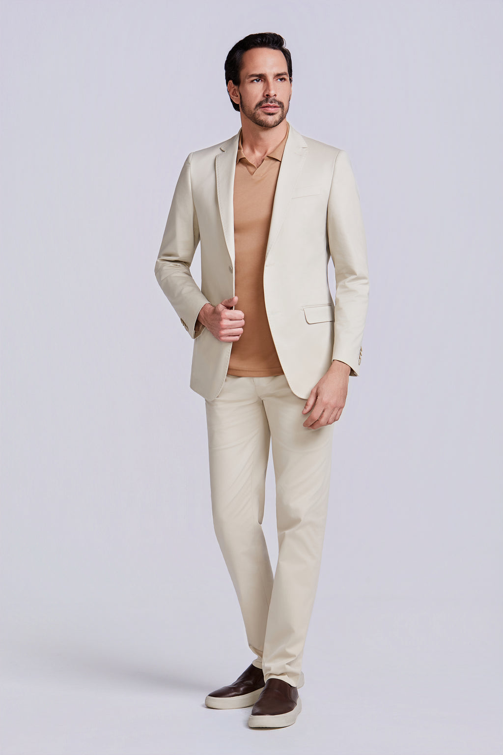 PALETO SETTA S/FORRO ALGODAO ELASTANO AREIA