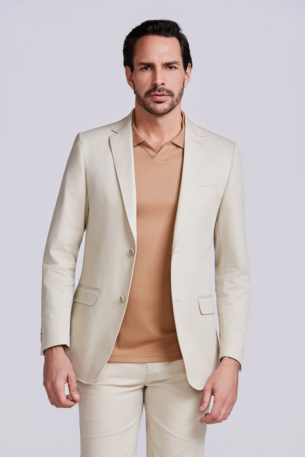 PALETO SETTA S/FORRO ALGODAO ELASTANO AREIA