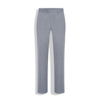 CALÇA SOCIAL POLI L LISO - CINZA CLARO