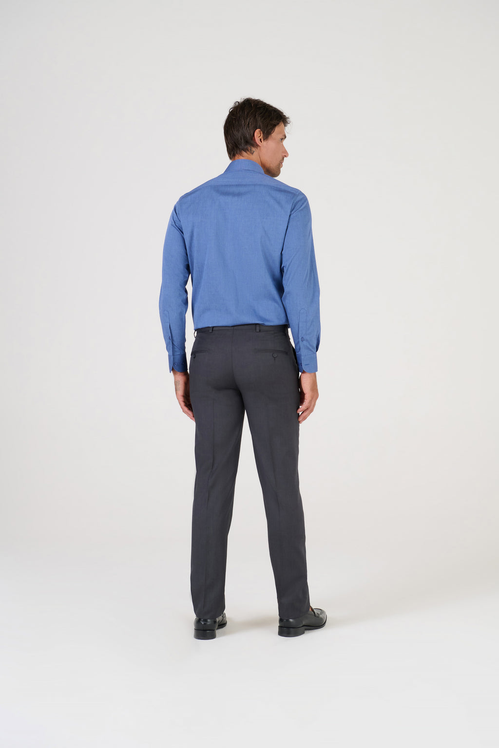 CAMISA FIL A FIL M/LONGA AZUL BIC