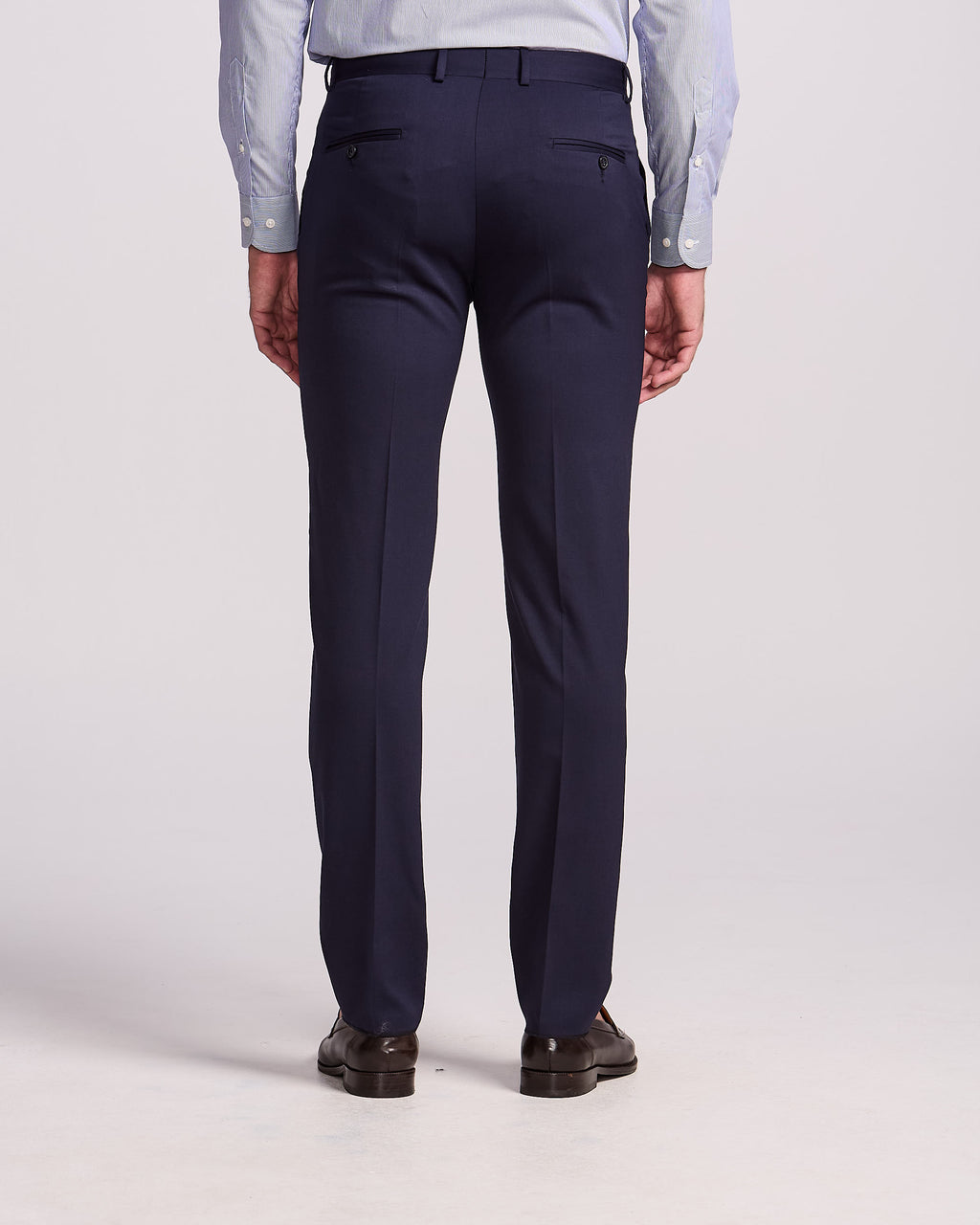 CALÇA SOCIAL SUPER 120 LISO - MARINHO