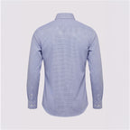 CAMISA PIMA COTTON M/LONGA - XADREZ MARINHO
