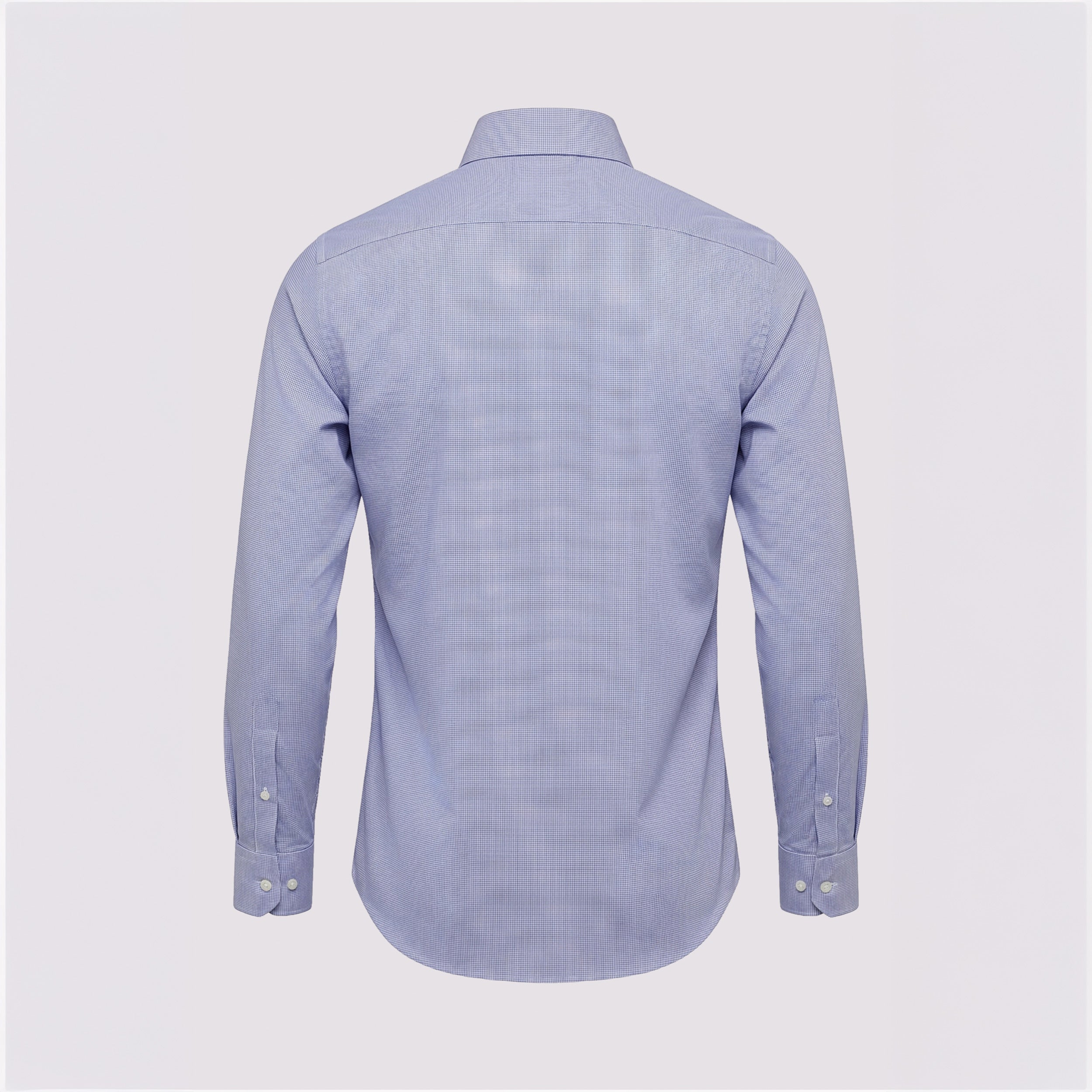 CAMISA PIMA COTTON M/LONGA - XADREZ MARINHO
