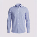 CAMISA PIMA COTTON M/LONGA - XADREZ MARINHO