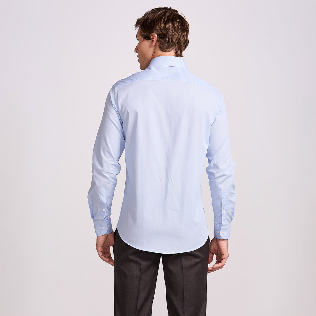 CAMISA PIMA COTTON M/LONGA XADREZ AZUL