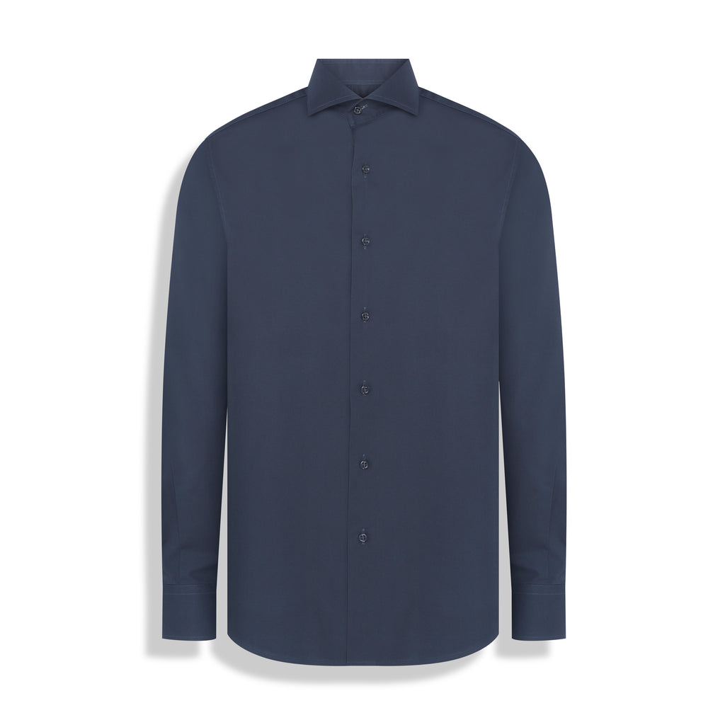 CAMISA TRICOLINE ELASTANO M/LONGA MARINHO