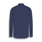 CAMISA TRICOLINE ELASTANO M/LONGA - AZUL MILANO