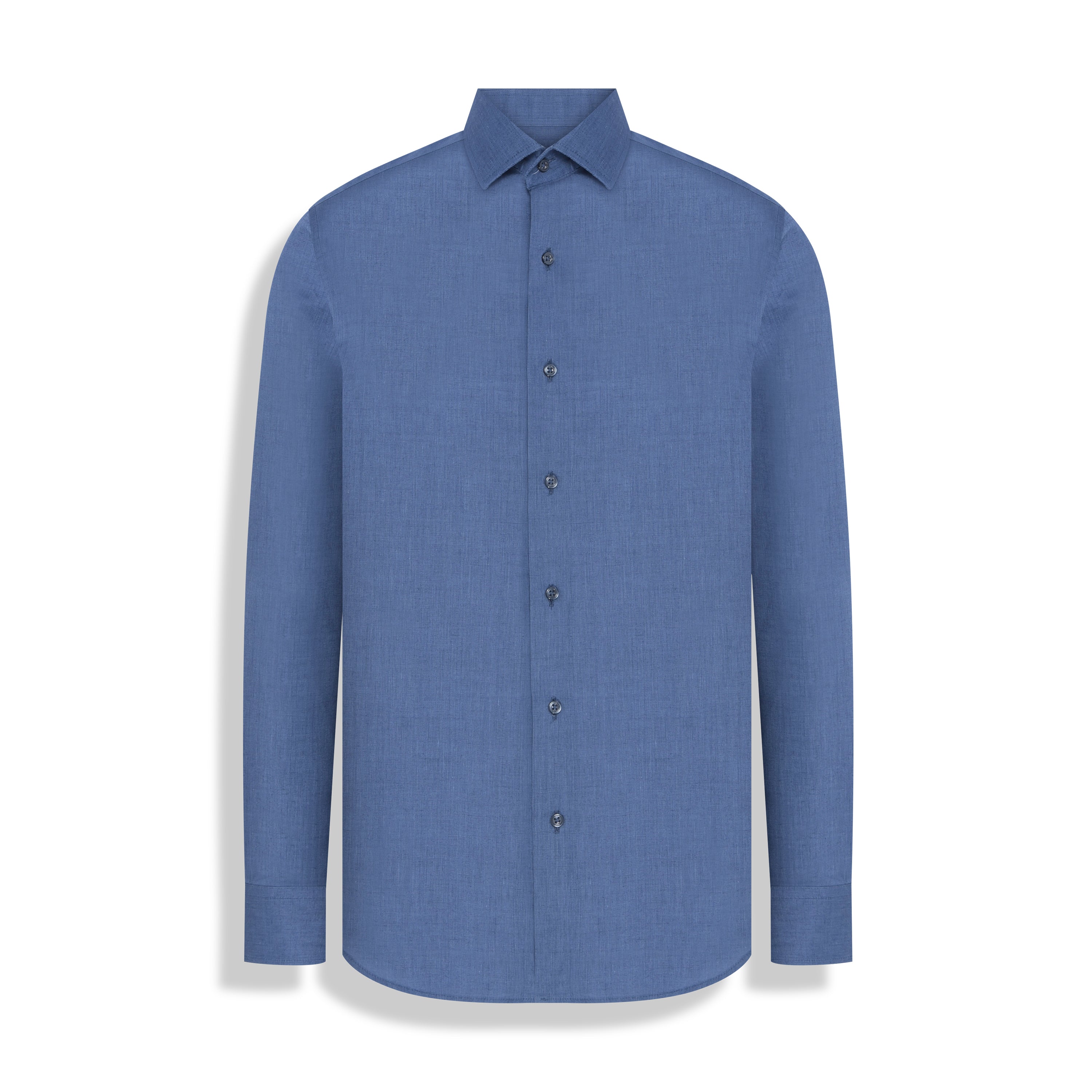CAMISA FIL A FIL M/LONGA AZUL BIC