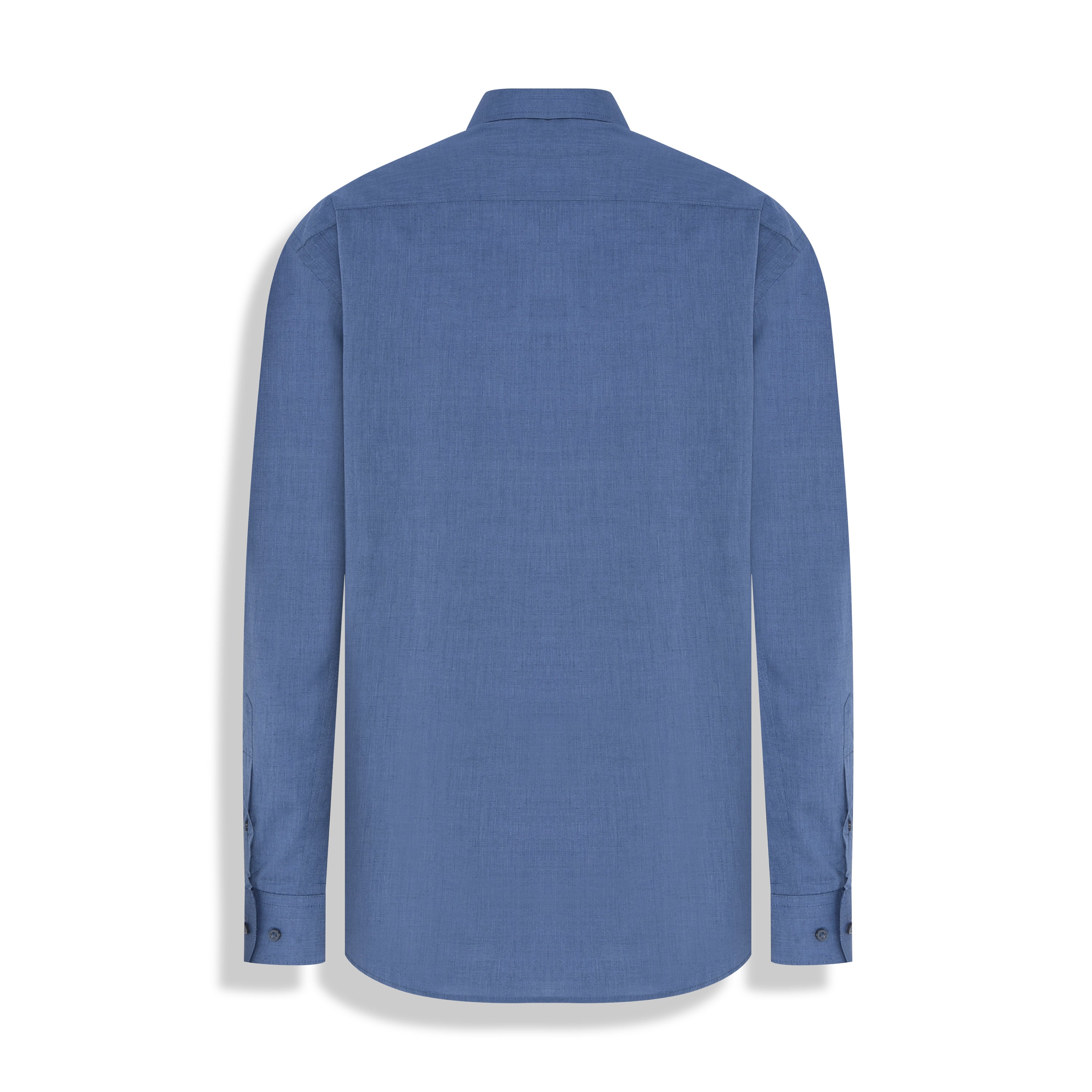 CAMISA FIL A FIL M/LONGA AZUL BIC