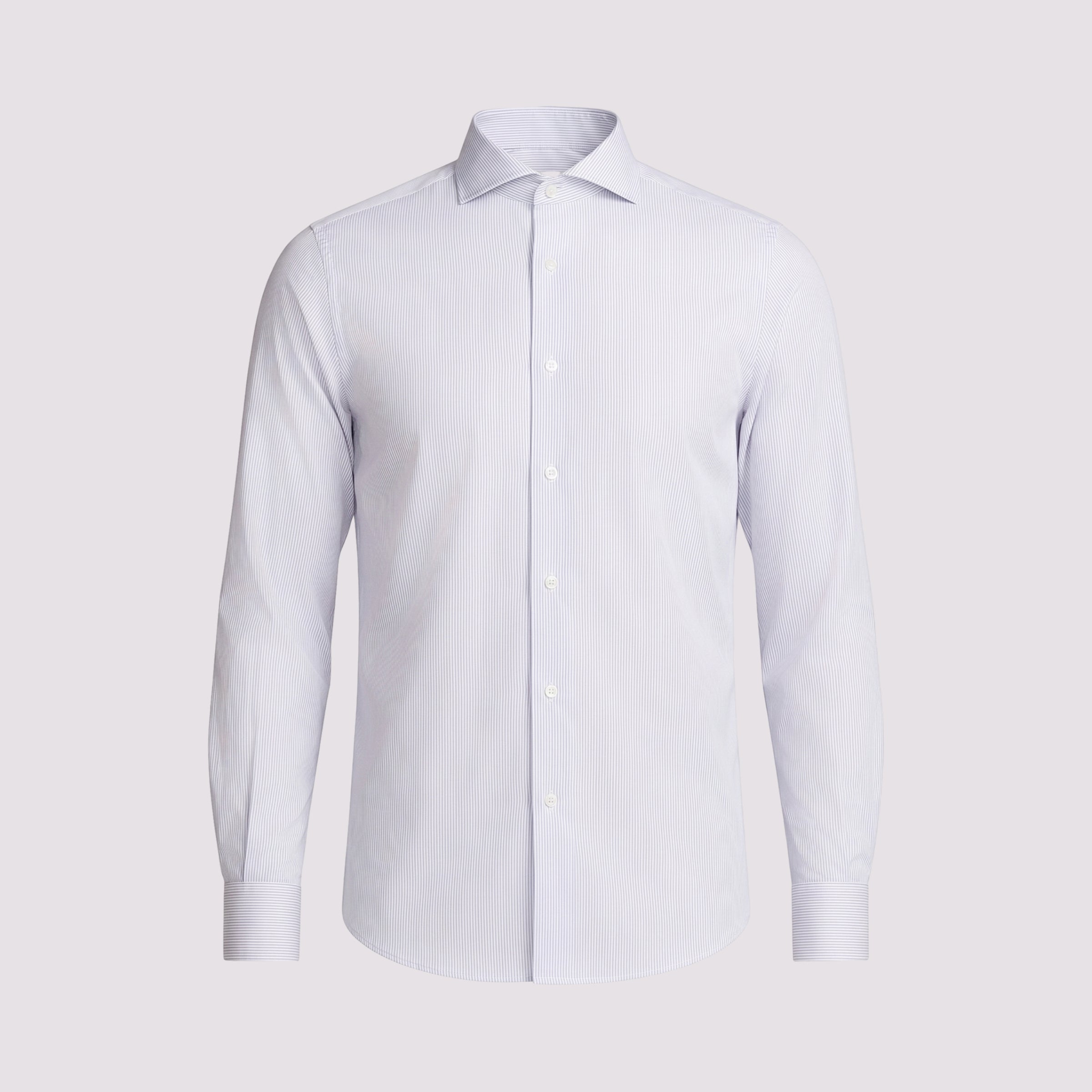 CAMISA PREMIUM TRICOLINE 100/2 M/LONGA LISTRA BRANCA