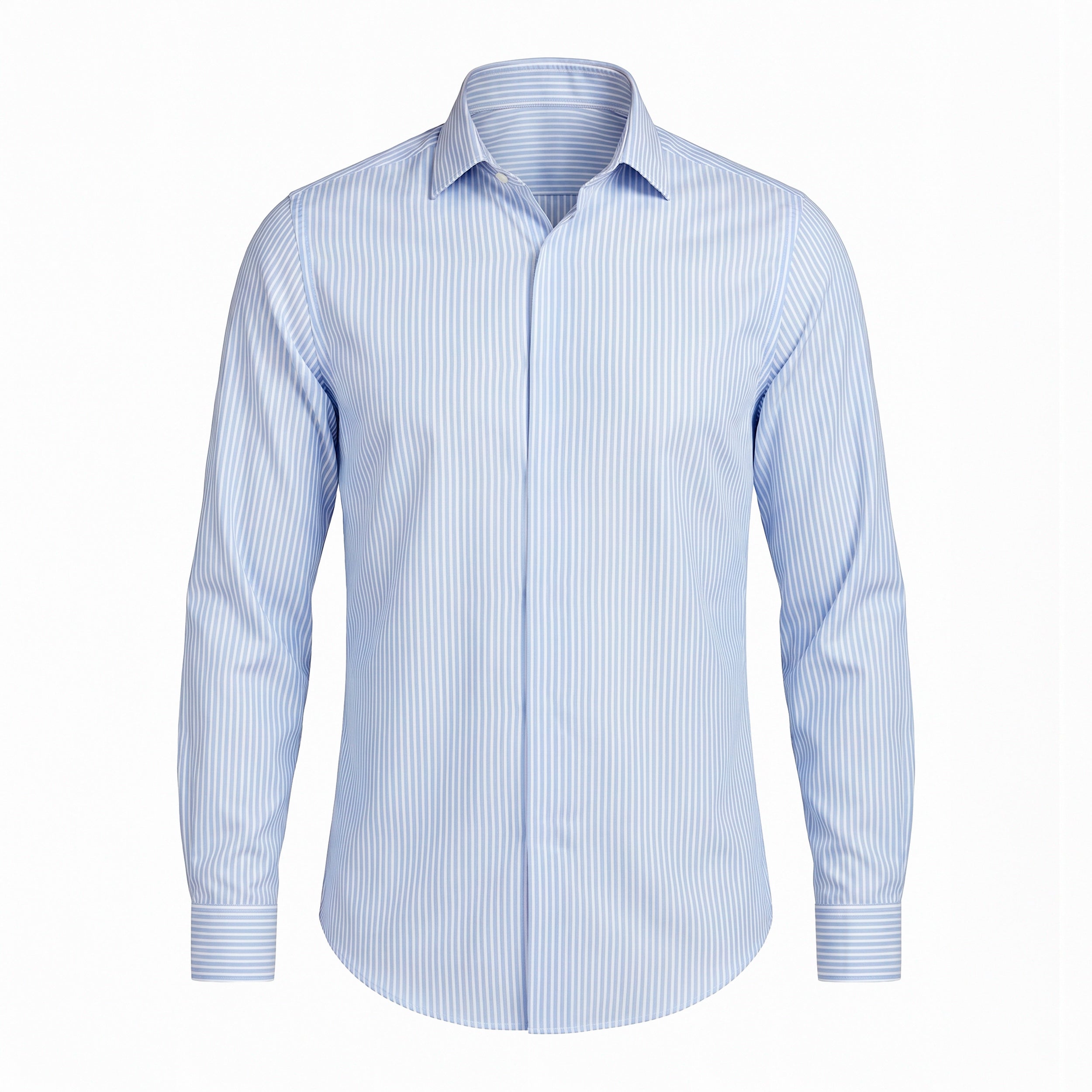CAMISA PREMIUM OXFORD 80/2  M/LONGA - AZUL