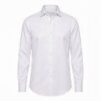 CAMISA PREMIUM  DOBBY M/L - ESPINHA BRANCO