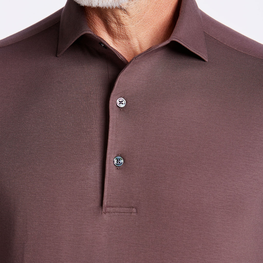 CAMISA POLO INTERLOCK PIMA COTTON M/LONGA EXPRESSO