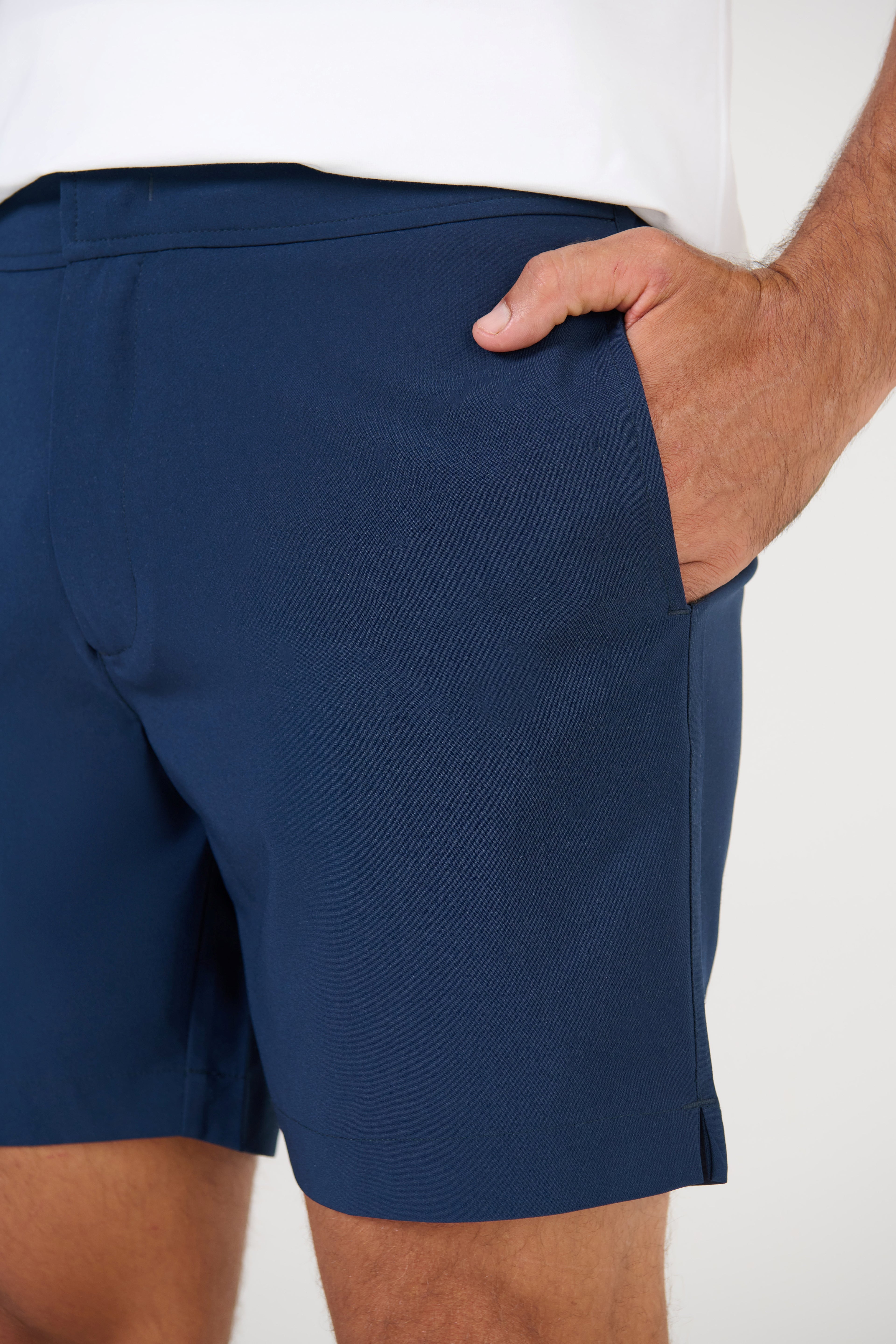 SHORTS TECNO SPORT LISO MARINHO