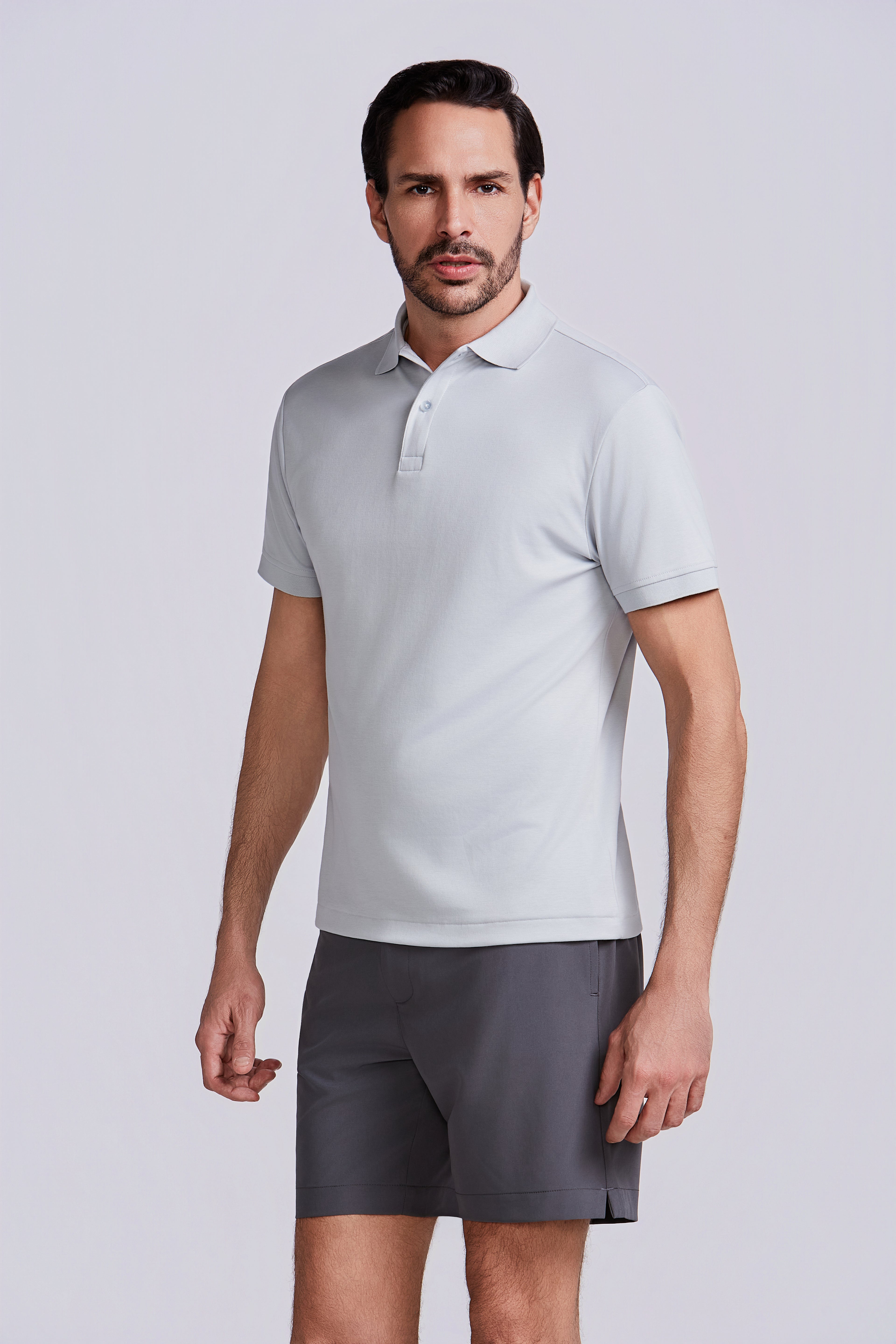 SHORTS TECNO SPORT LISO GRAFITE