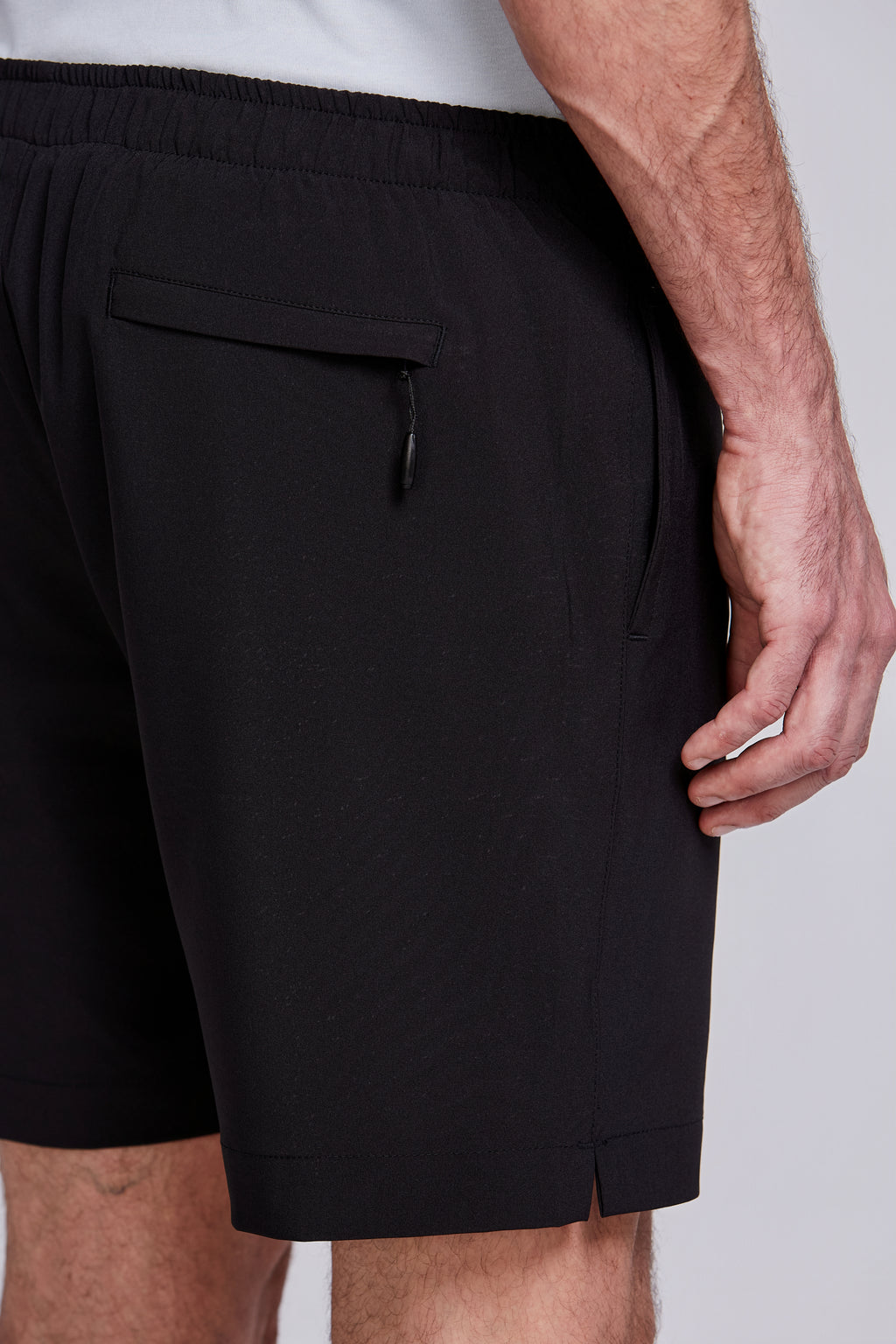 SHORTS TECNO SPORT LISO  PRETO