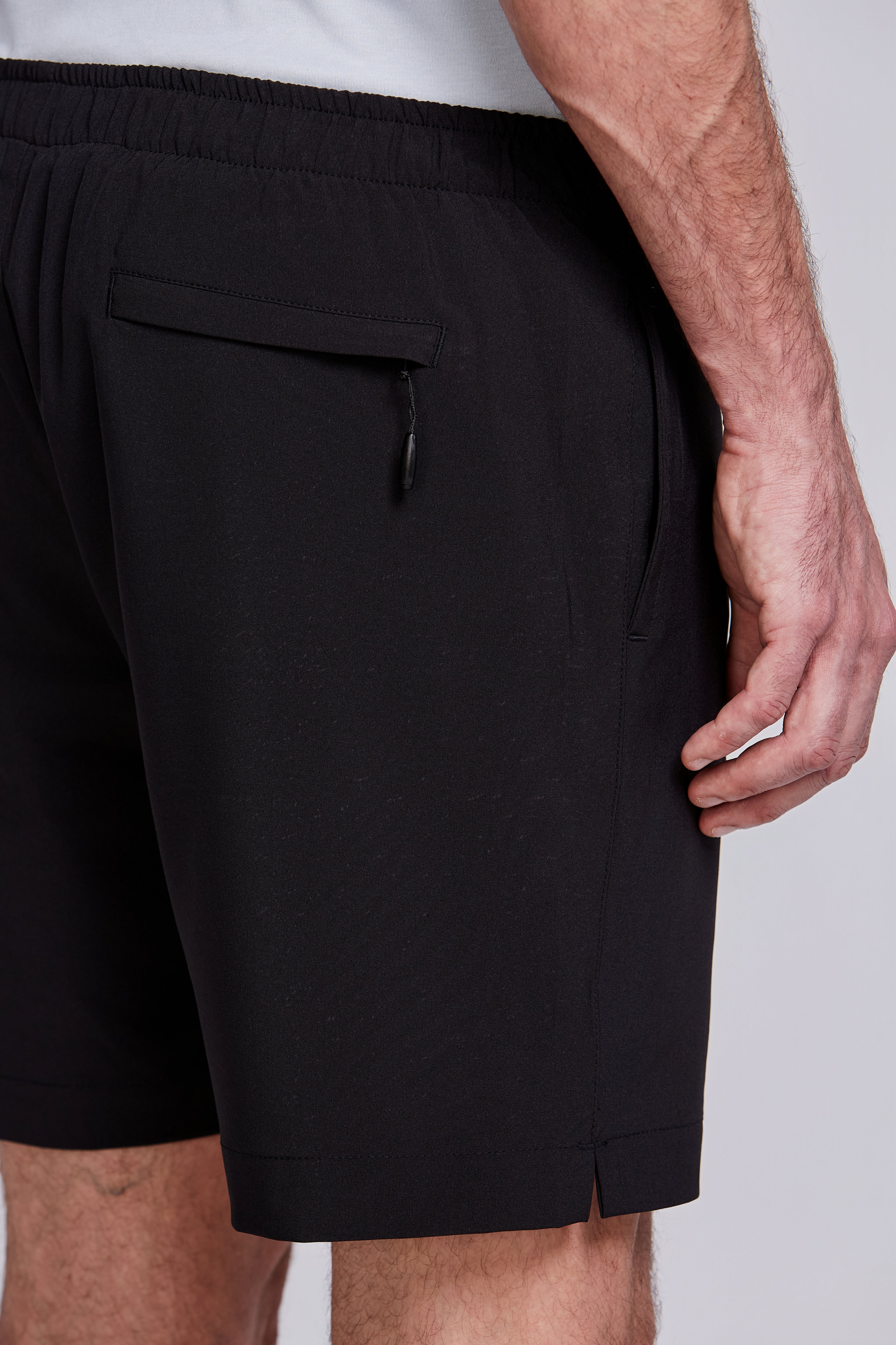 SHORTS TECNO SPORT LISO  PRETO