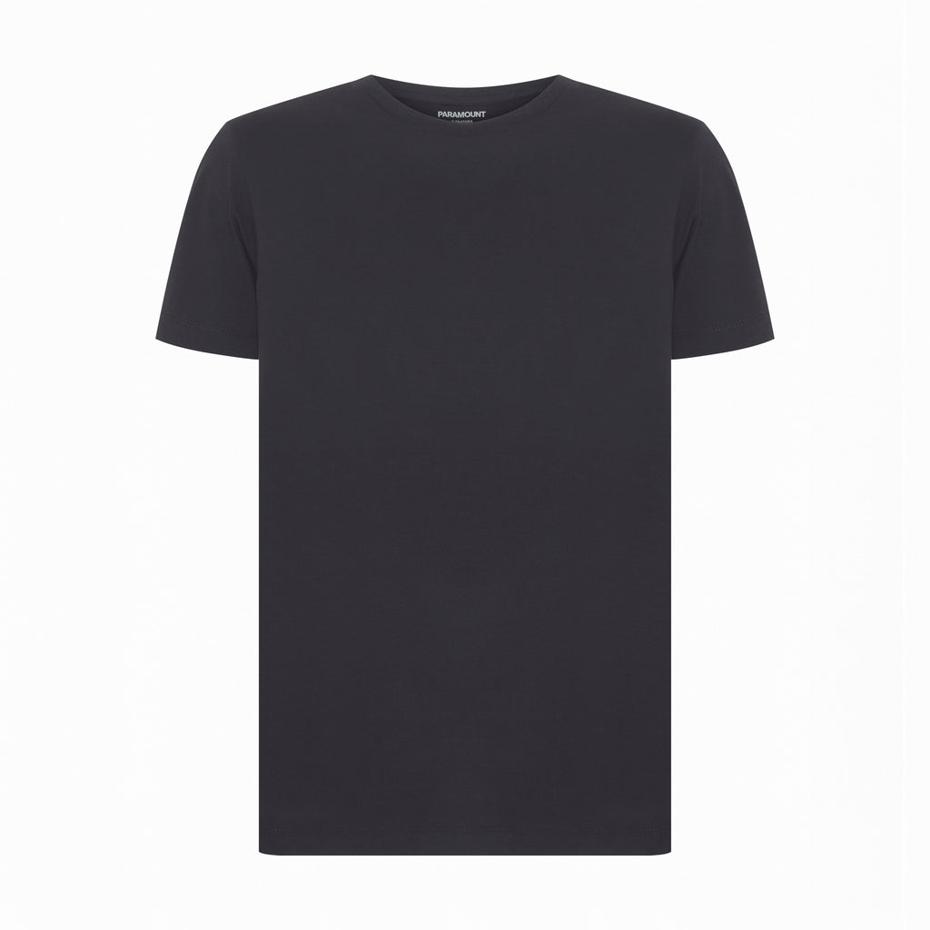 T-SHIRT HI TECH GOLA CARECA M/CURTA  PRETO