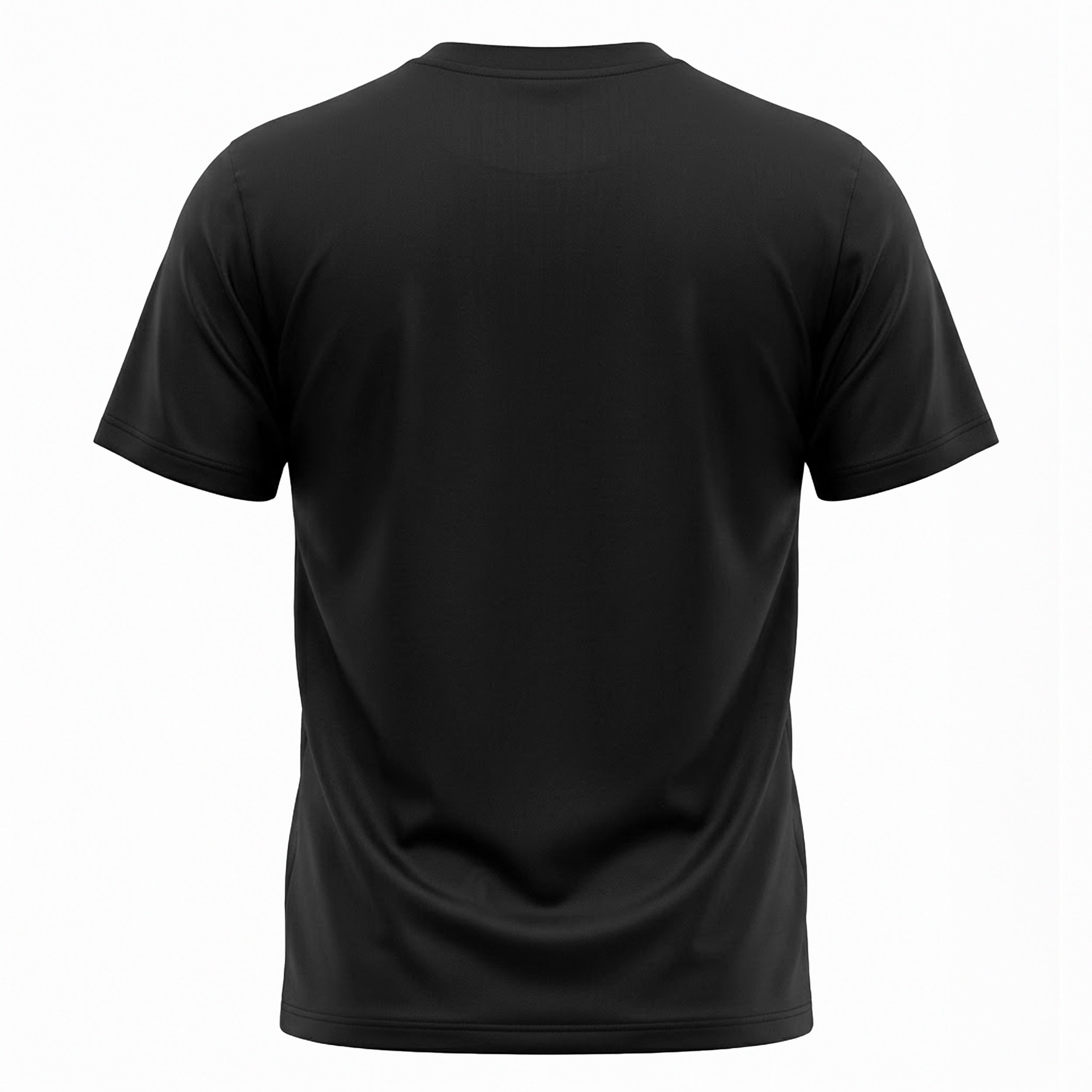 T-SHIRT HI TECH GOLA CARECA M/CURTA  PRETO