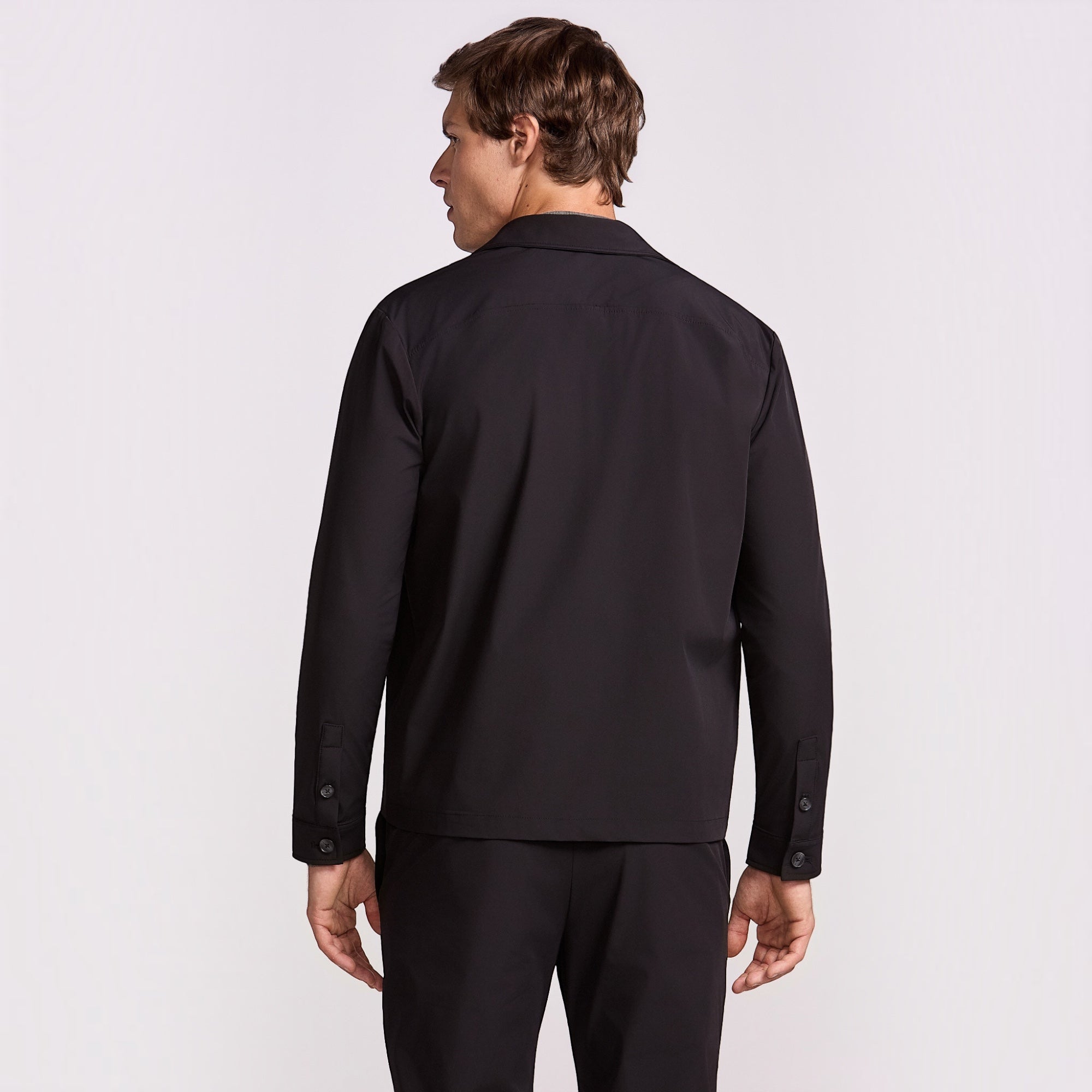 OVER SHIRT ULTRALIGHT SEM FORRO PRETO