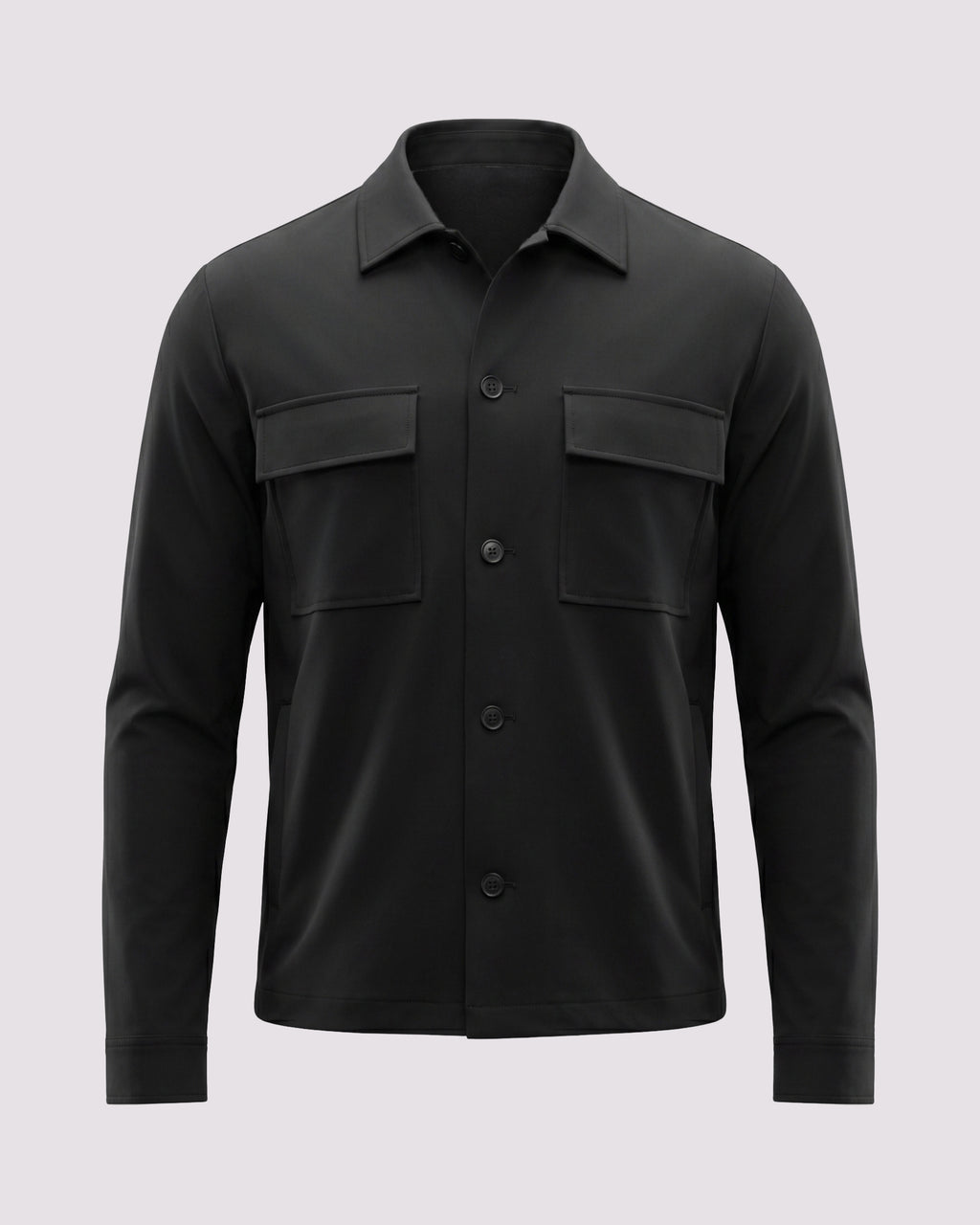 OVER SHIRT ULTRALIGHT SEM FORRO - PRETO