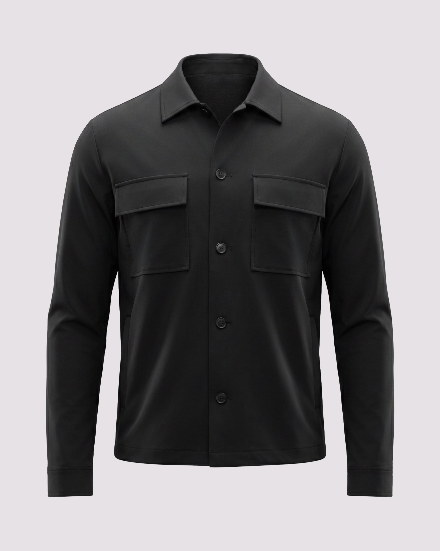 OVER SHIRT ULTRALIGHT SEM FORRO PRETO