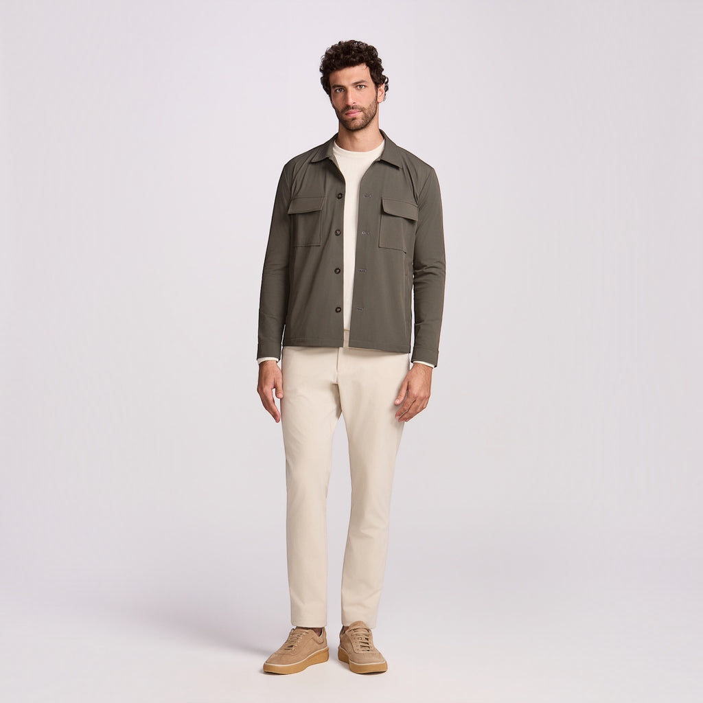 OVER SHIRT ULTRALIGHT SEM FORRO - OLIVA